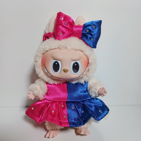 Sleeping Beauty Aurora Make it Pink Make it Blue Dress and Bow to fit Labubu - Picture 7 of 9